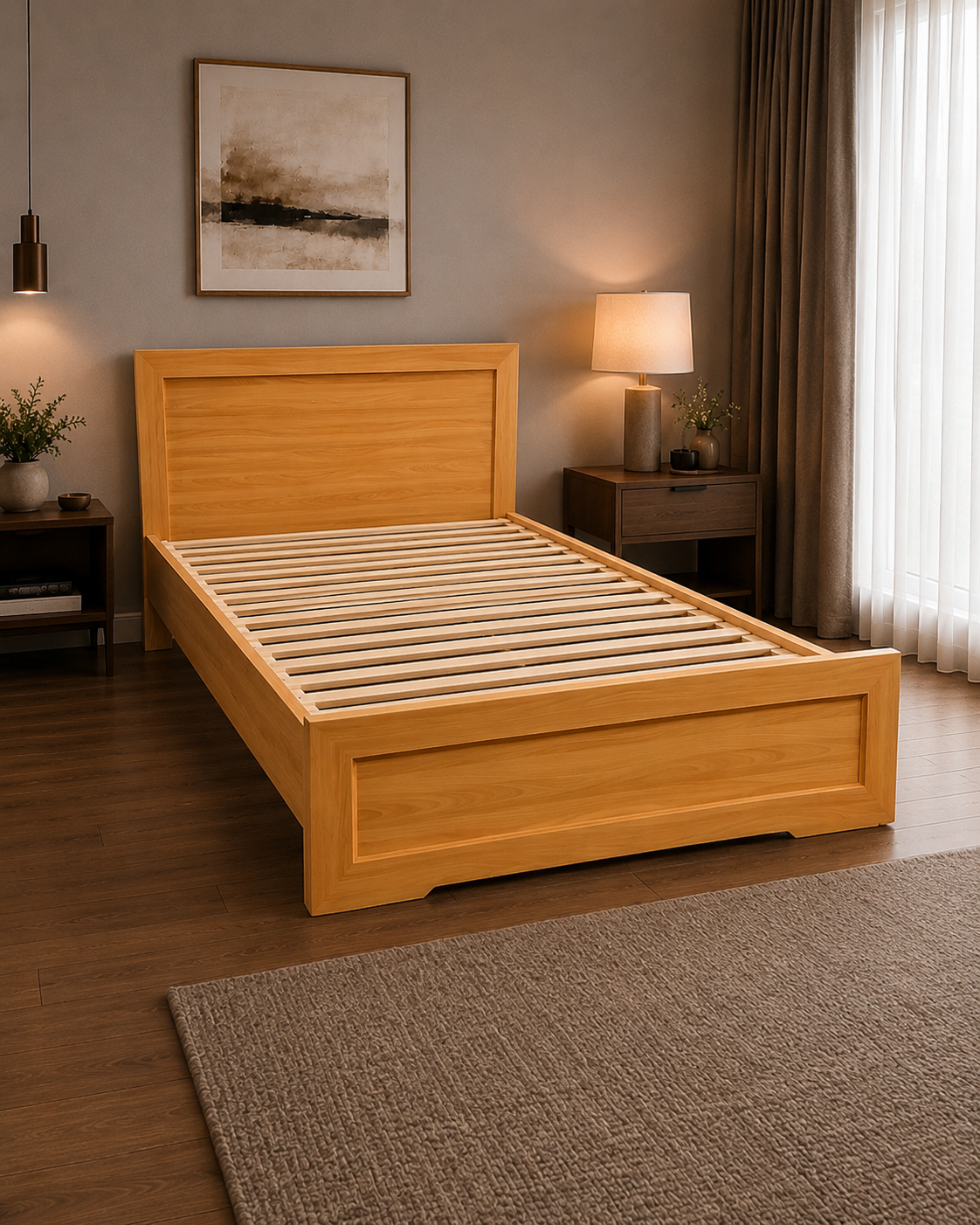 single Rise bed