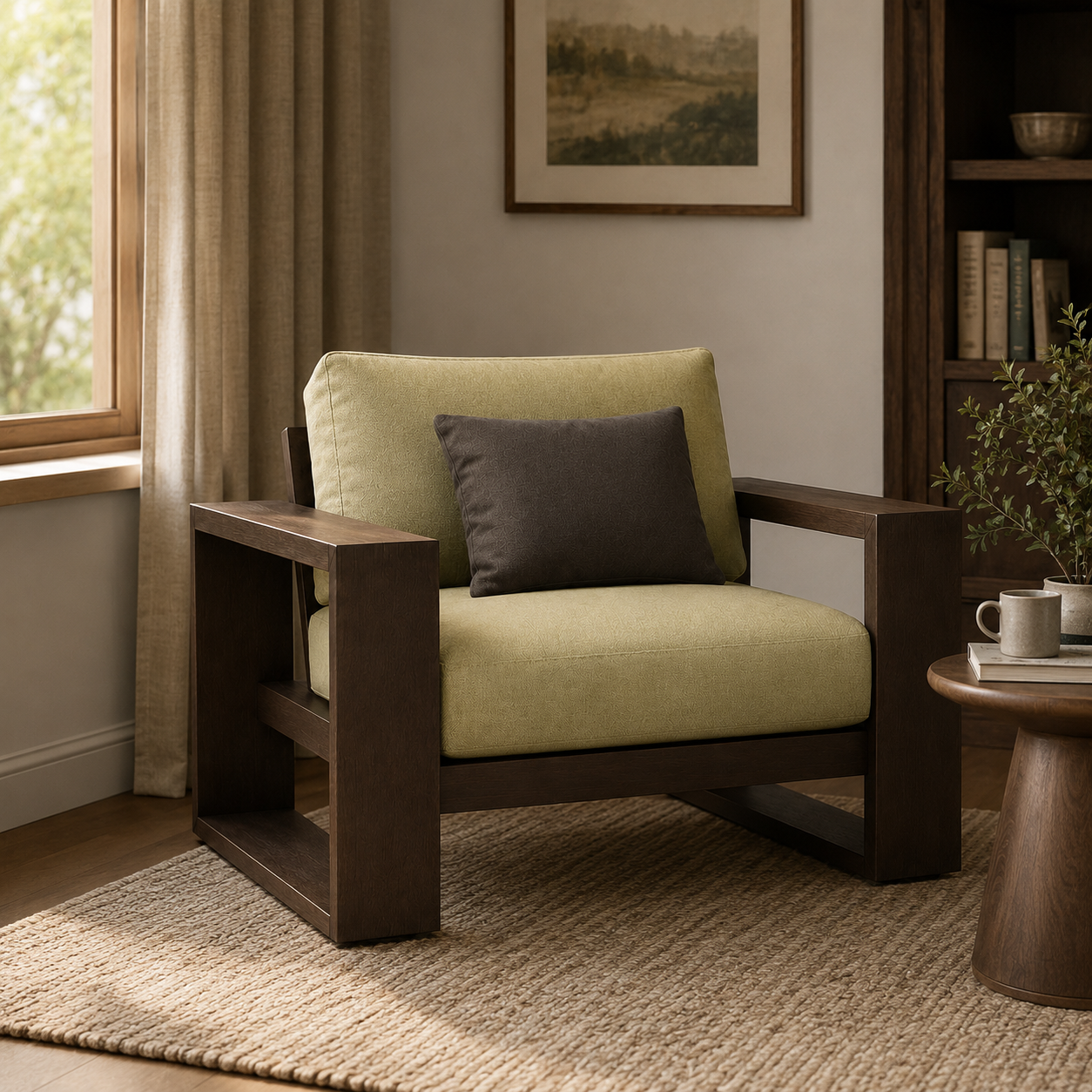 Verdanza Frame Sofa ( 1 Seater)