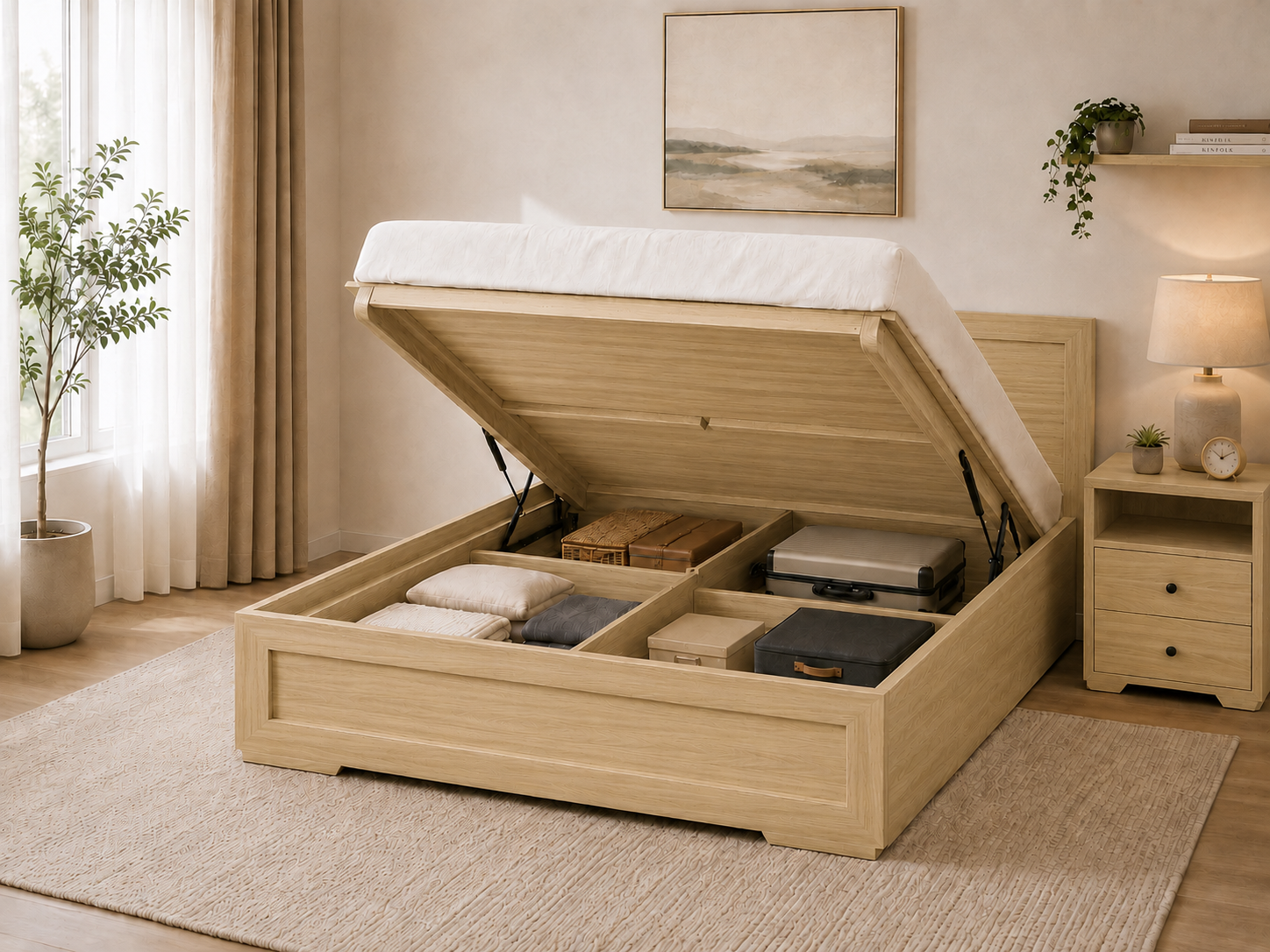 King Rise Lift Bed