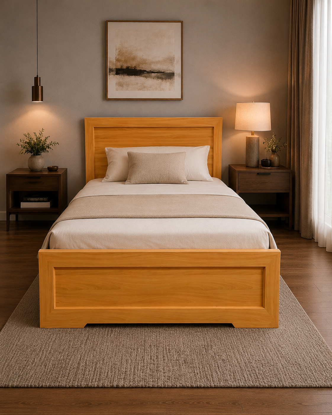 single Rise bed