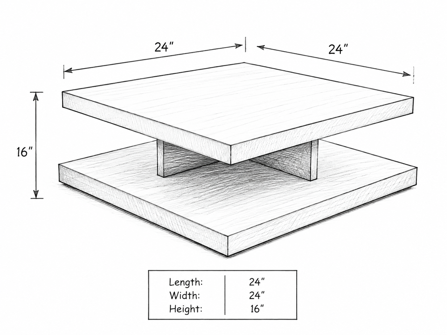 Bridge Centre Table
