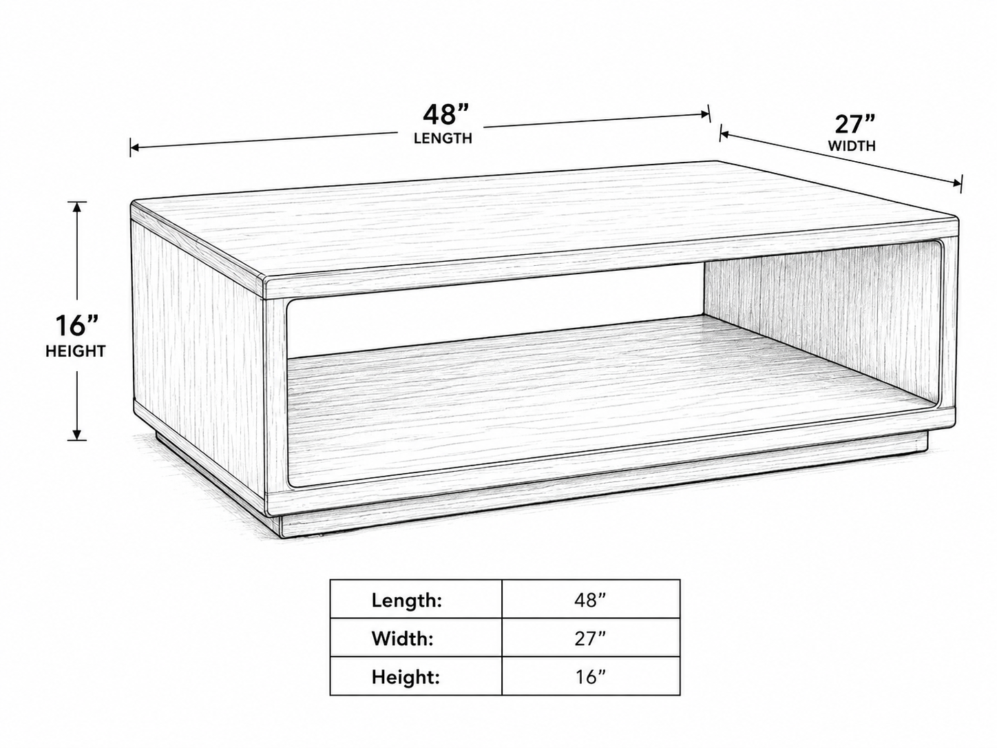 Frame Centre Table