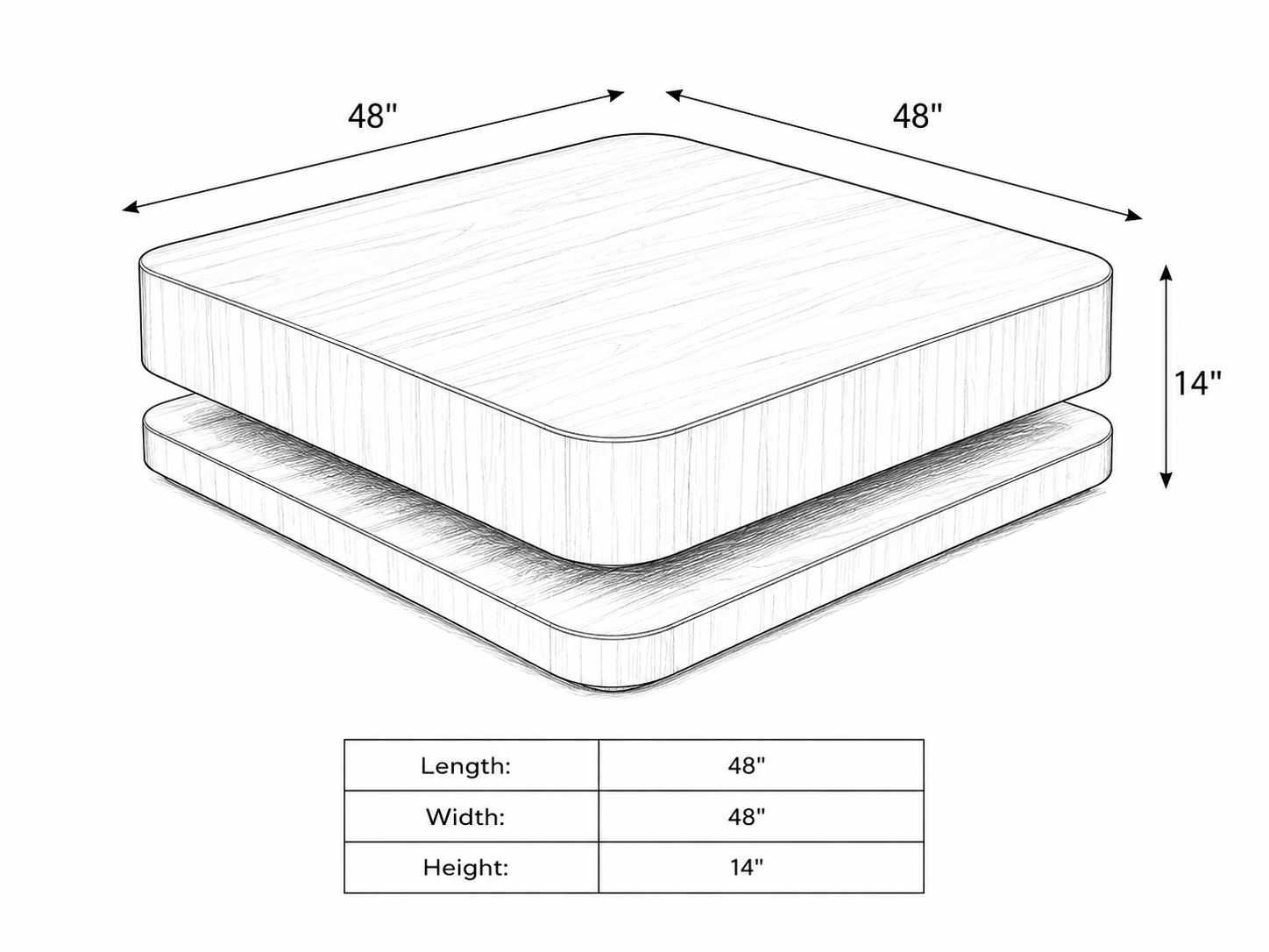 Block Centre Table